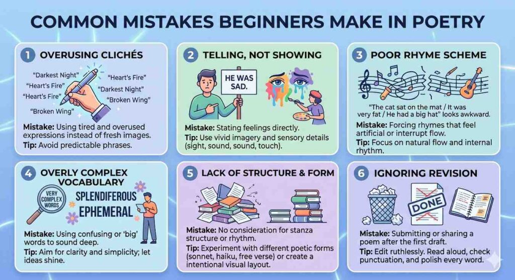Common Mistakes Beginners Make in Poetry